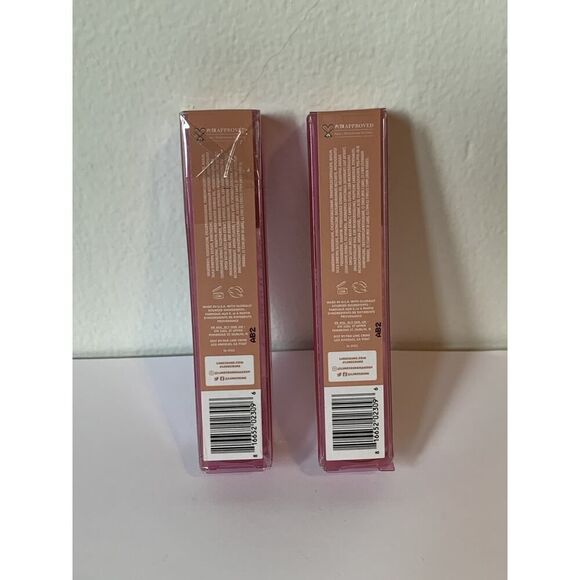 2X Lime Crime Plushies MELON SMOOTHIE Soft Focus Lip Veil Liquid Lipstick 0.11 - Picture 3 of 5